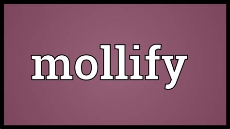 mollify synonym|amplify meaning.